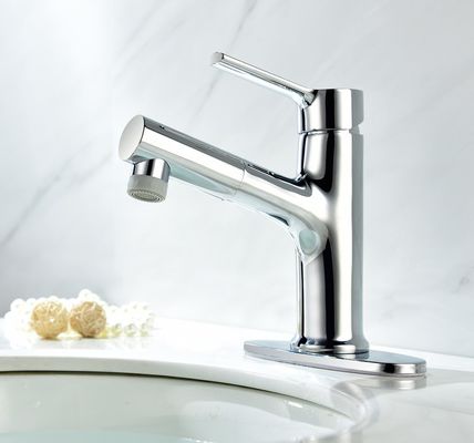 Gebürsteter Nickel-Oberflächen-Edelstahl-Becken-Hahn nicht einfach, für Hotel zu verrosten