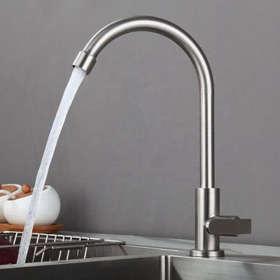 Soem silbriger Luster Single Hole Basin Faucet nicht einfach, zu verrosten langlebiges Gut