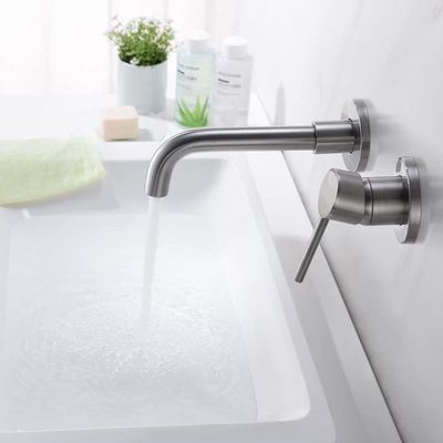 Bleifreier Wand-Berg-Badezimmer-Becken-Hahn-Korrosions-Schmutz-Widerstand