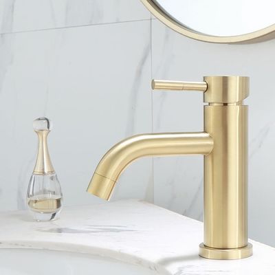Badezimmer-Polieredelstahl-Becken-Hahn-Umweltschutz
