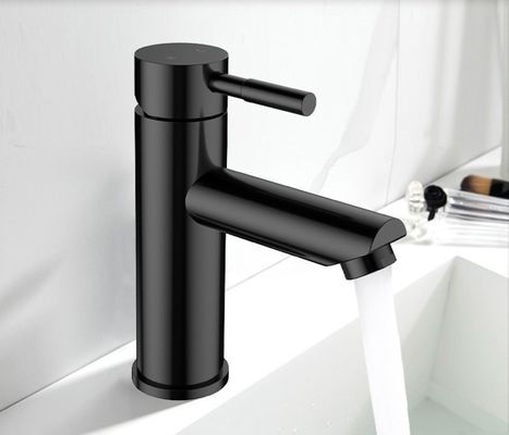 Ein Loch poliertes Edelstahlwasserbeckenhahn 1,5 GPM Durchflussrate