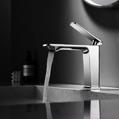 Hotel-Wohnungs-heißer und kalter des Becken-Mischer-0.3-0.6um Chrome Überzug