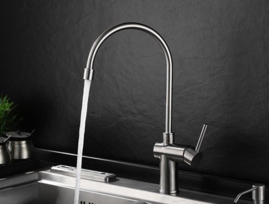 Kundengebundener Loch-Becken-Oberflächenhahn Logo Single Cold Basin Taps zeichnender einzelner