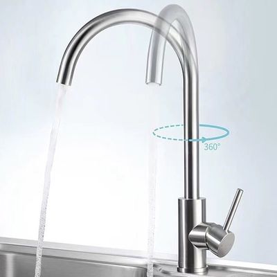 Säurebeständiges Alkali-kann beständiger einzelner kalter Becken-Hahn 360 drehen