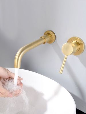 Soem-Edelstahl-Gold verborgener Küchen-Hahn-Schmutz beständig