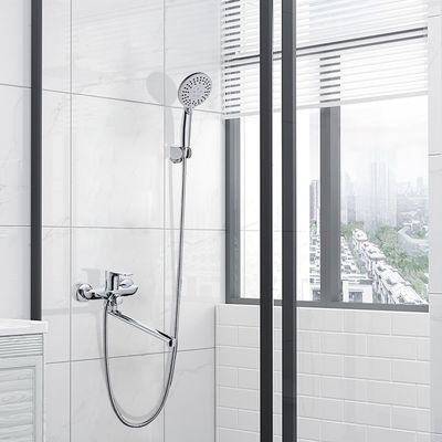 Klopft überziehende Badezimmer-Oberflächendusche Soems Matte Black Chrome